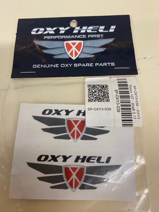 Lynx Heli | Oxy |  OXY3 Pinion 10T - Shaft 3.17 SP-OXY3-039