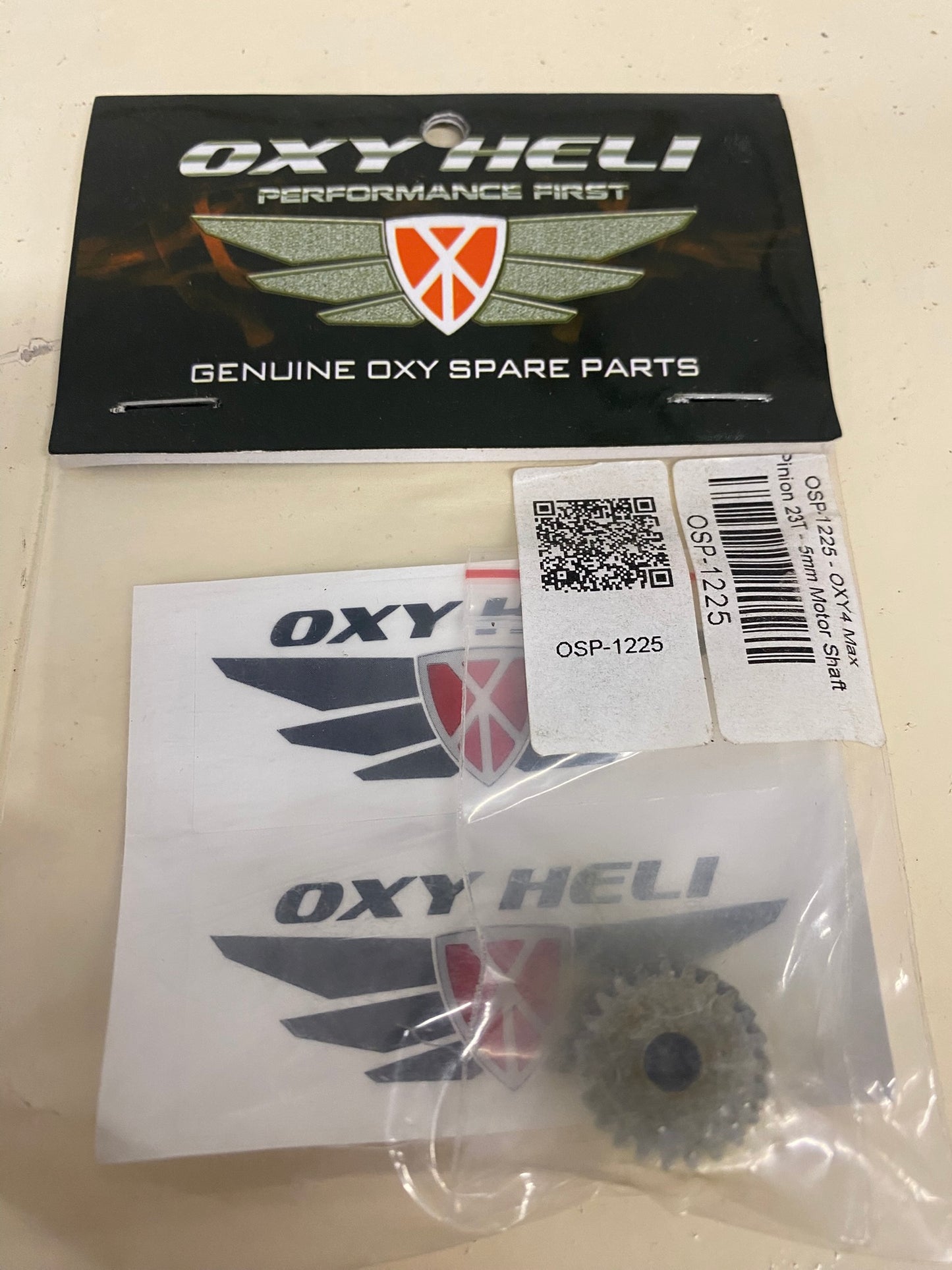 Lynx Heli | Oxy |  OXY4 Max Pinion 23T - 5mm Motor Shaft OSP-1225