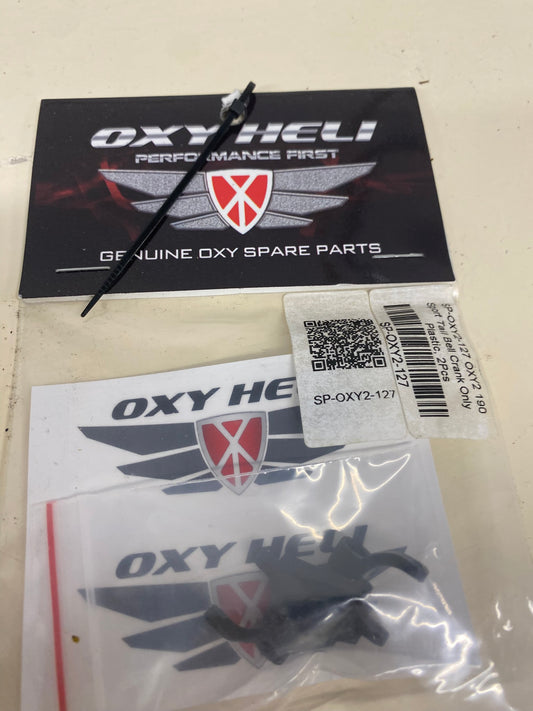 Lynx Heli | Oxy |  OXY2 Tail Bell Crank Only Plastic, 2Pcs - SP-OXY2-127