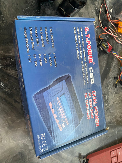 GT Power C6D 1-6S Lipo charger – 240V and 12V input