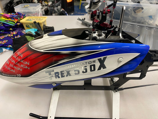 Align Trex 550X Dominator Airframe & BL 730MX 850kV motor