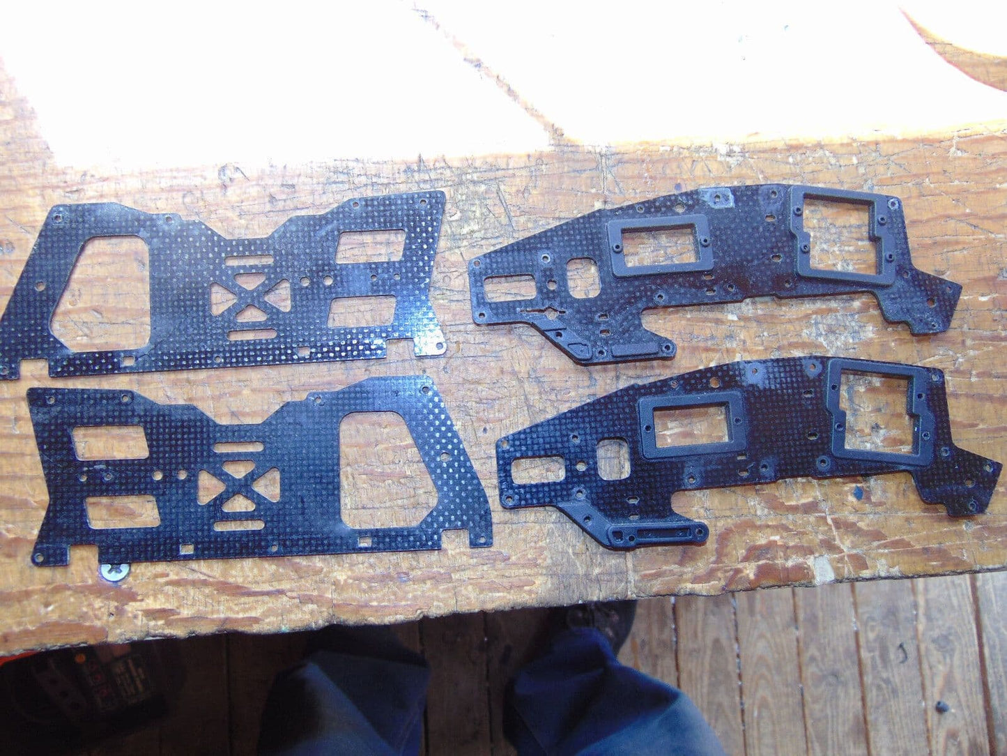 ALIGN TREX 450 SPORT V2 CARBON FIBRE MAIN FRAME SIDES