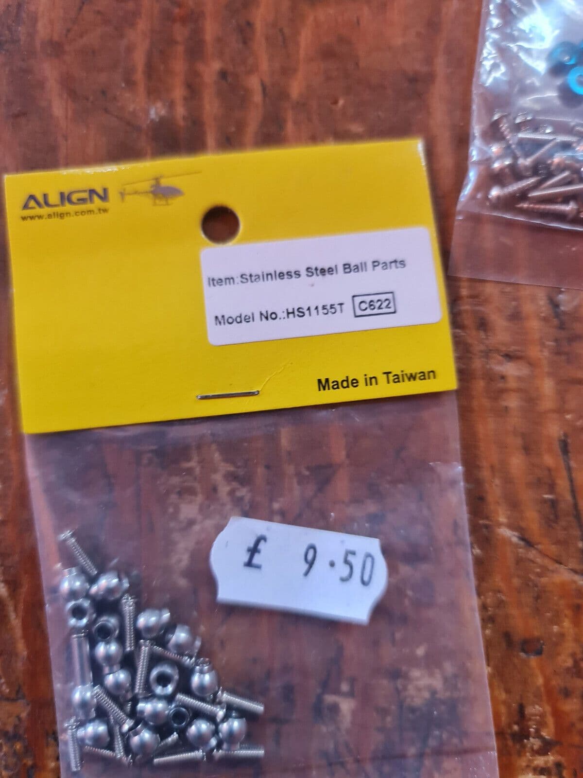 ALIGN TREX 450 STAINLESS STEEL BALL PARTS HS1155T  BNIB