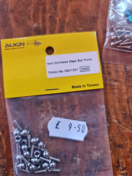 ALIGN TREX 450 STAINLESS STEEL BALL PARTS HS1155T  BNIB