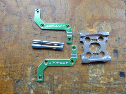 ASSAULT 450L MOTOR MOUNTING RE-INFORCEMENTS ALSO FITS TREX 450L