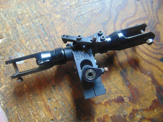 BERGEN INTREPID 46 ALLOY MAIN ROTOR HEAD & FLYBAR SEESAW ASSEMBLIES