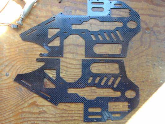 BLADE 500 CARBON FIBRE MAIN FRAME SIDES