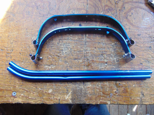 BLUE ALLOY LANDING STRUTS & SKIDS SUIT 30-50 SIZE HELI'S