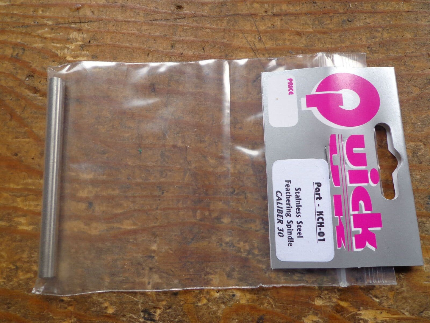 CALIBER 30 QUICK UK STAINLESS STEEL FEATHERING SPINDLE KCH-01  BNIB