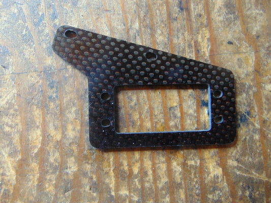 CARBON FIBRE REAR TAIL SERVO MOUNTING SUIT RAPTOR 30 / 50 / 60 / 90