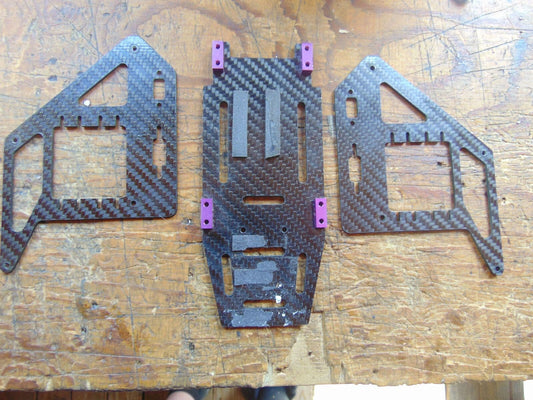 CENTURY HAWK CARBON FIBRE FRONT FRAME SECTIONS