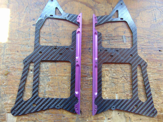 CENTURY HAWK CARBON FIBRE LOWER MAIN FRAME SIDES