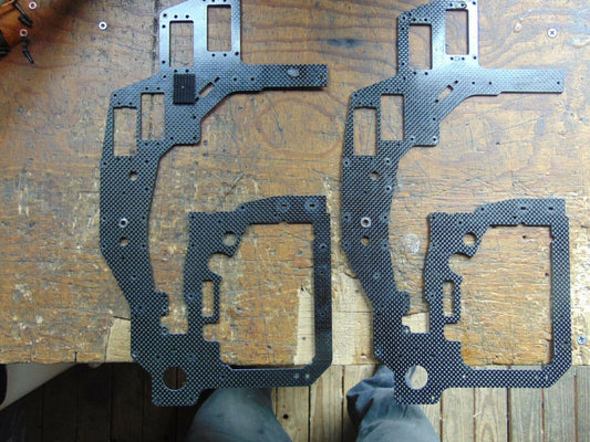COMPASS KNIGHT 3D CARBON FIBRE MAIN FRAME SIDES