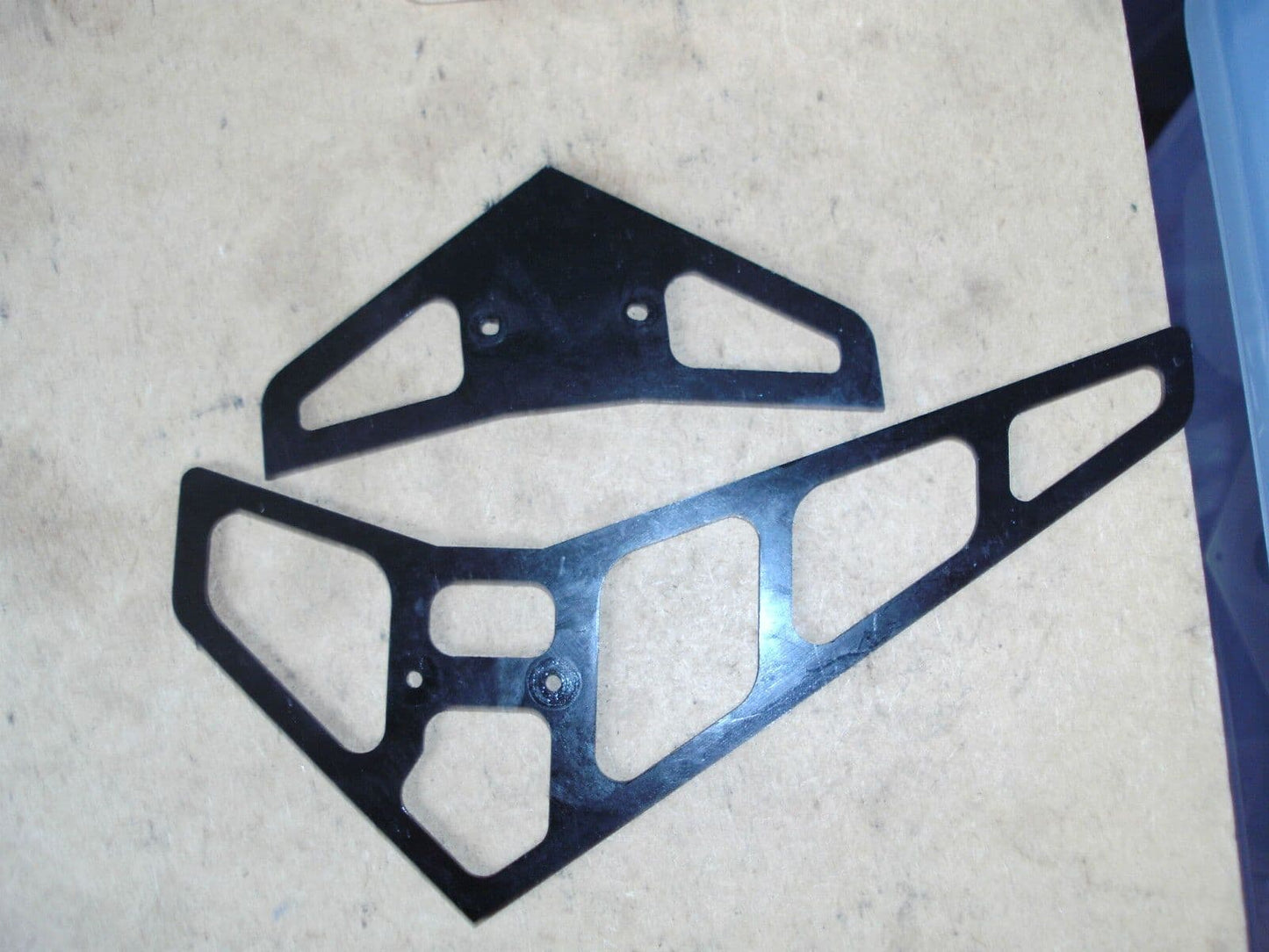 COMPASS KNIGHT 3D CARBON FIBRE TAIL FIN SET