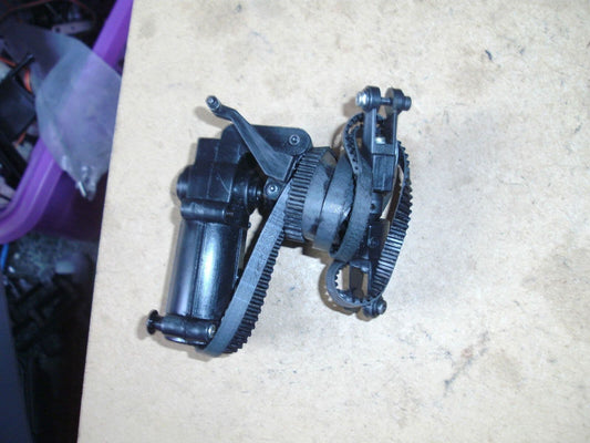 COMPASS KNIGHT 3D TAIL ROTOR GEARBOX ASSEMBLY WITH DRIVE BELT