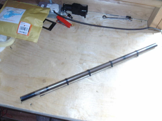 COMPASS KNIGHT TAIL BOOM WITH PITCH CONTROL ROD AND GUIDES