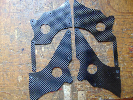 GAUI X7 CARBON FIBRE LOWER REAR FRAME SECTIONS