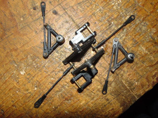 HEIM UNI AILERON, ELEVATOR & PITCH CONTROL MECHANISM C/W LINKS