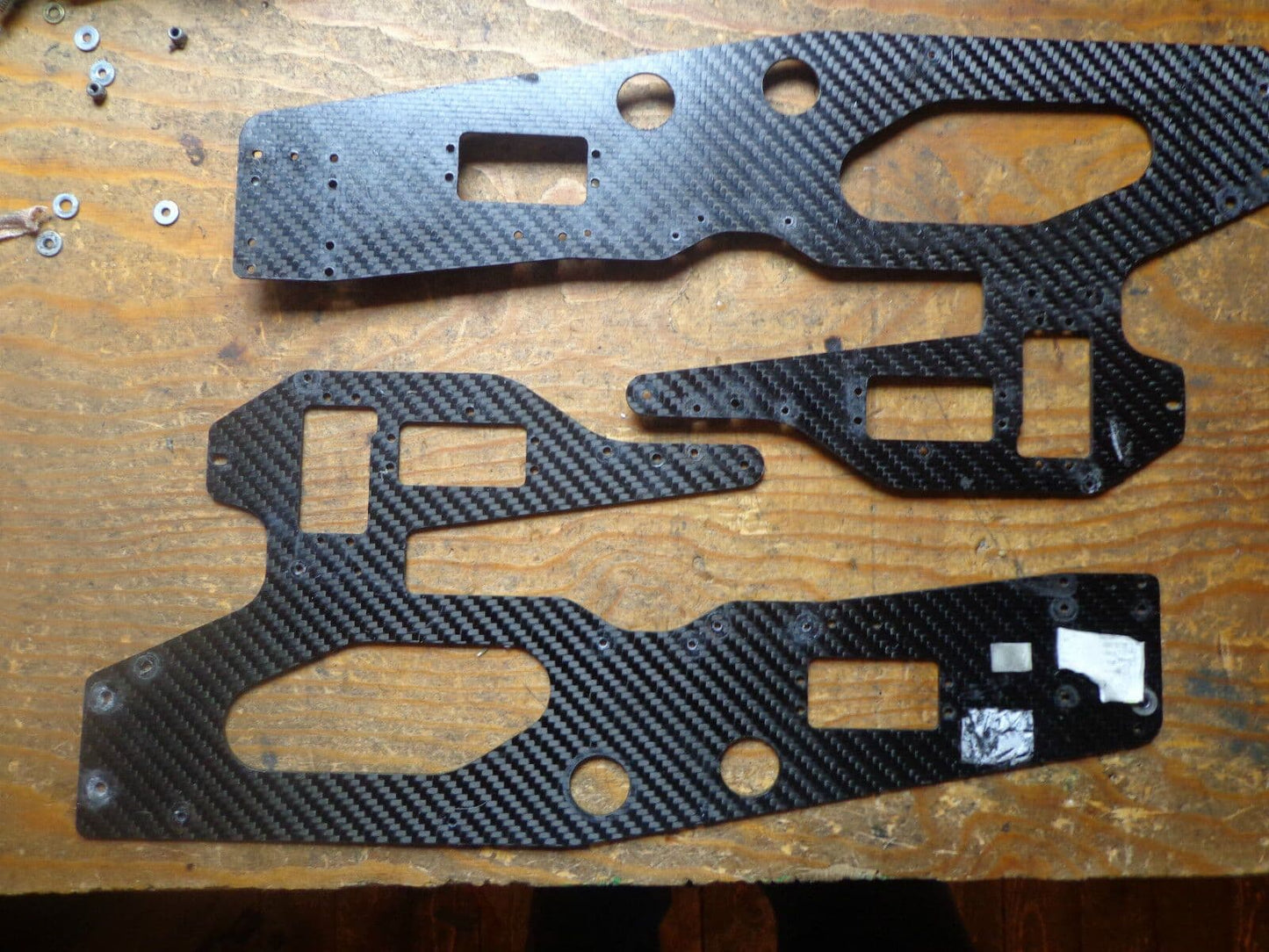 HENSELEIT 3D NT CARBON FIBRE MAIN FRAME SECTIONS & SPACERS