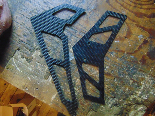 HIROBO FREYA CARBON FIBRE TAIL FIN SET