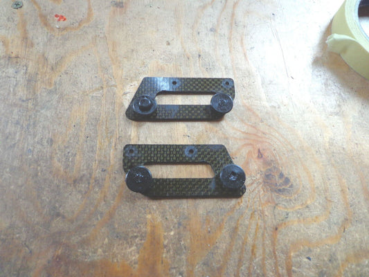 HIROBO FREYA EVO CARBON FIBRE FUEL TANK RETAINERS