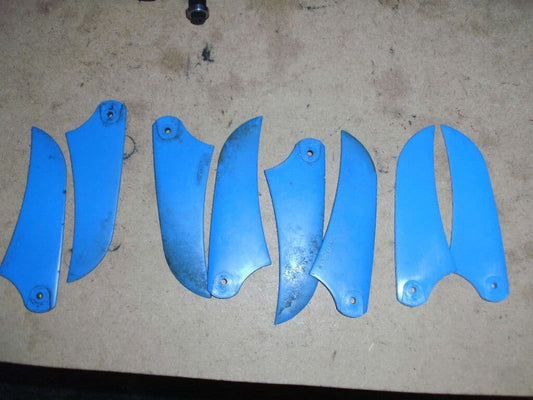 HIROBO SCEADU 30/50 STD BLUE PLASTIC TAIL ROTOR BLADES