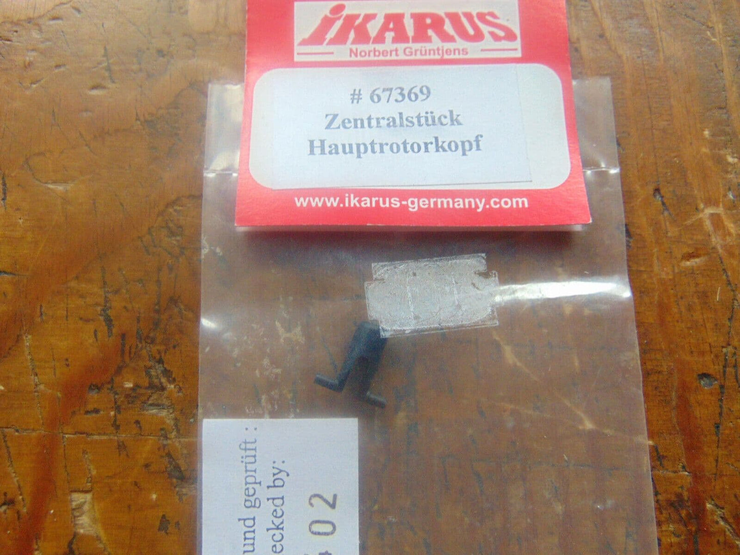 IKARUS PICCOLO MAIN ROTOR HUB 67369  BNIB