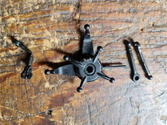 IKARUS PICCOLO SWASH PLATE, ANTI-ROTATION GUIDE & FLYBAR CONTROL LINKS