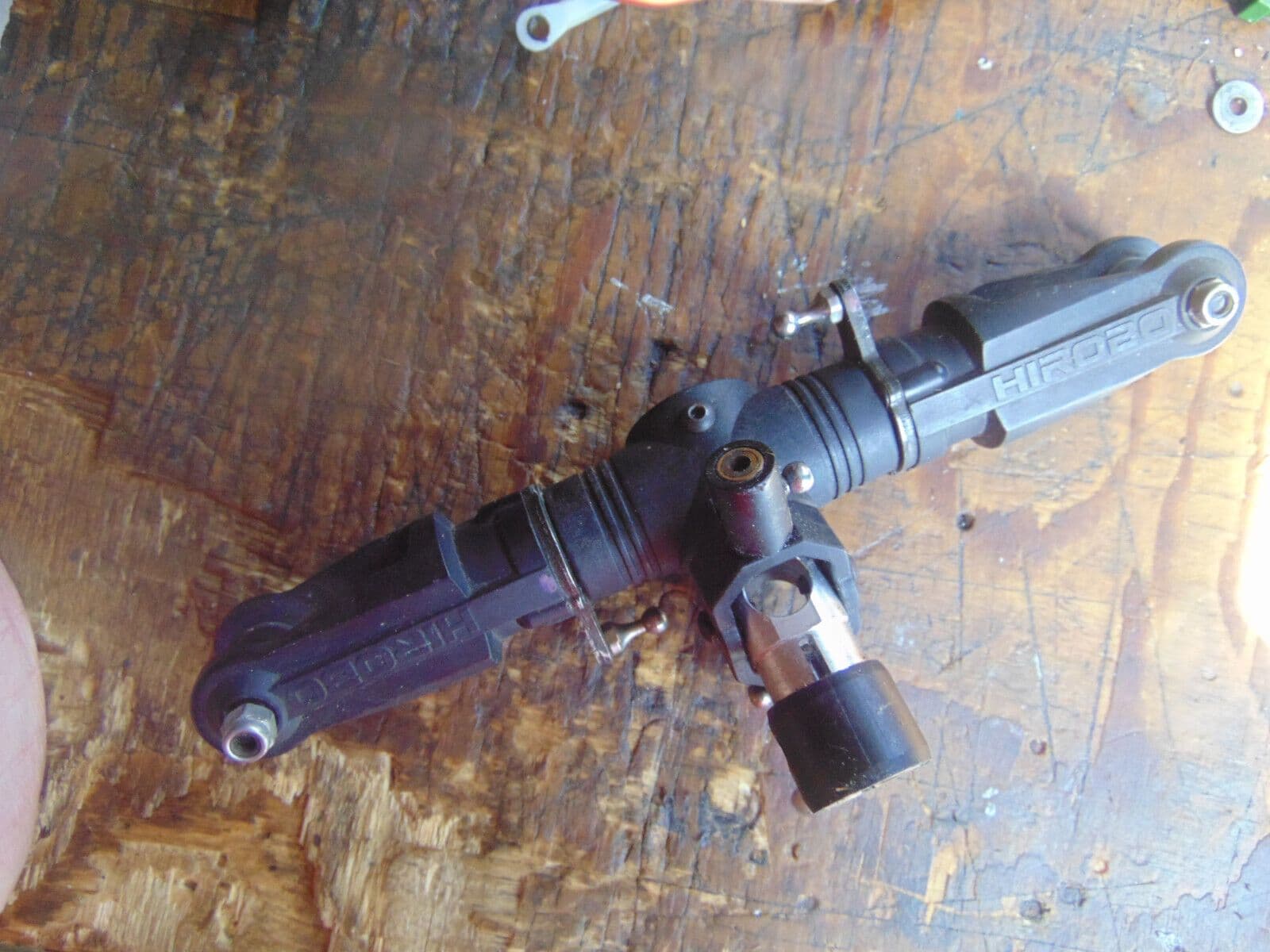 KALT BARON 30 ALPHA MAIN ROTOR HEAD ASSEMBLY WITH HIROBO BLADE GRIPS ...