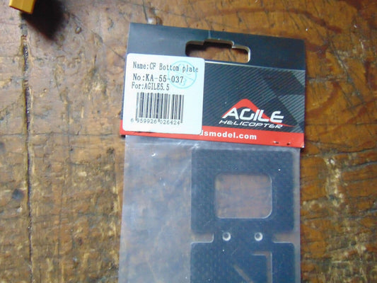 KDS AGILE 5.5 CARBON FIBRE BOTTOM PLATE KA-55-037  BNIB