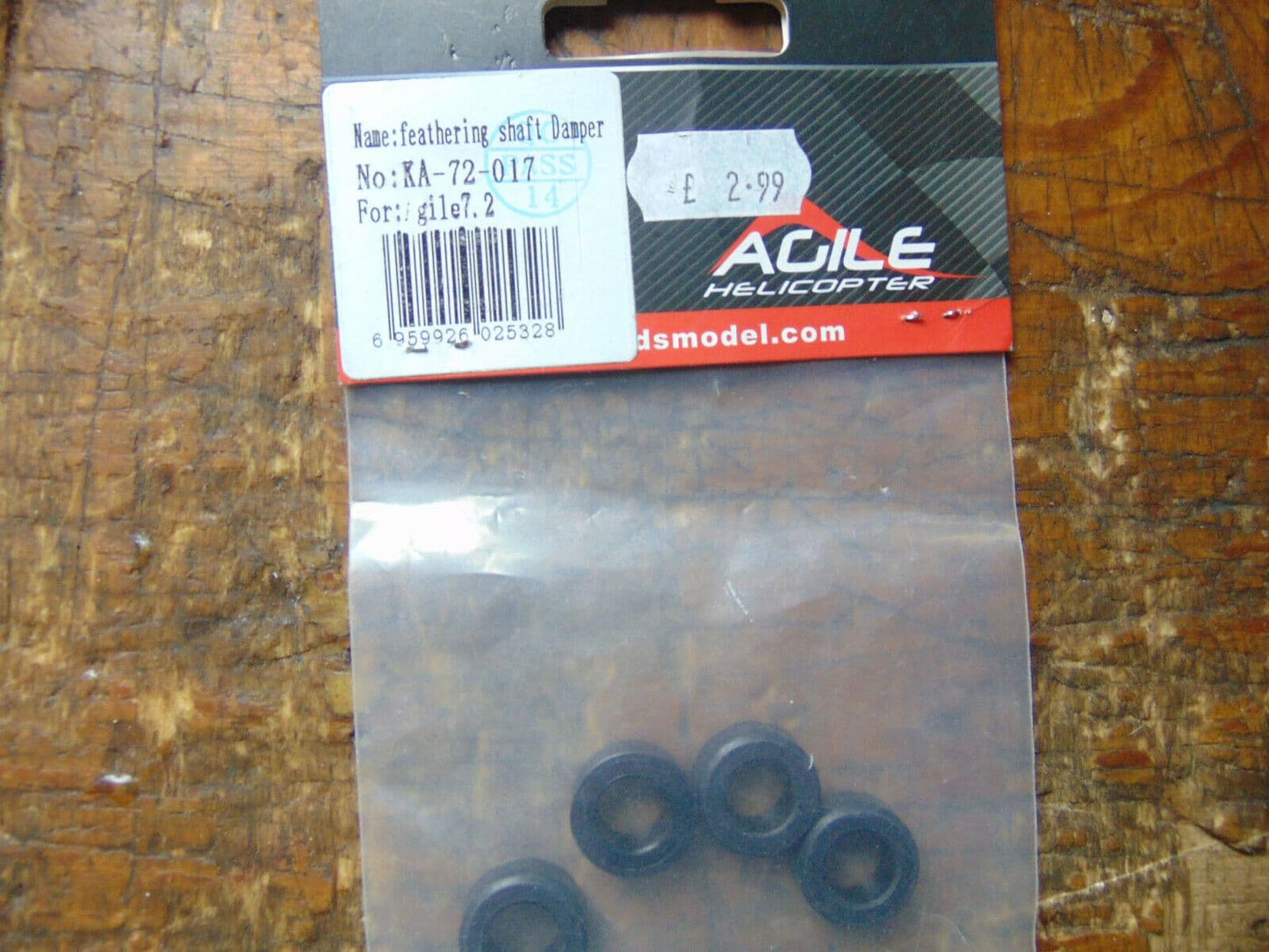 KDS AGILE 5.5 FEATHERING SHAFT DAMPERS KA-72-017  BNIB