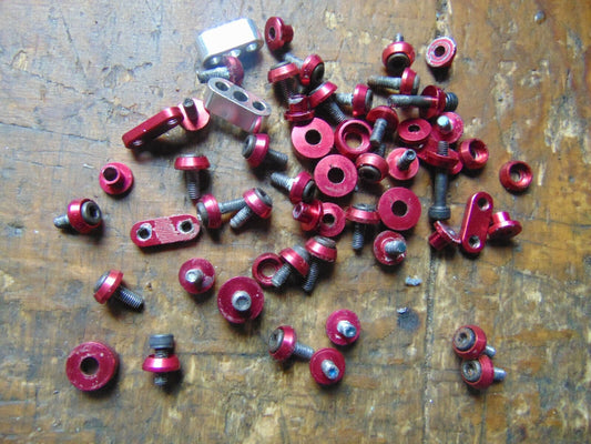 KDS AGILE 5.5 RED ANODISED ASSORTED WASHERS ETC