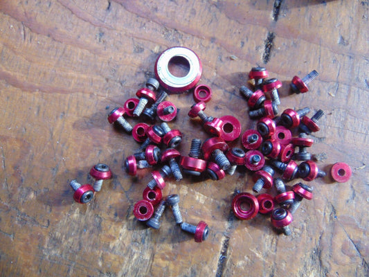 KDS AGILE 7.2 ASSORTED RED ANODISED WASHERS ETC