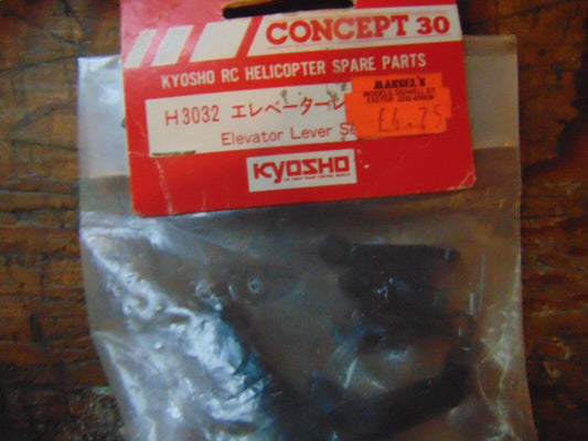 KYOSHO CONCEPT 30 ELEVATOR LEVER SET H3032  BNIB