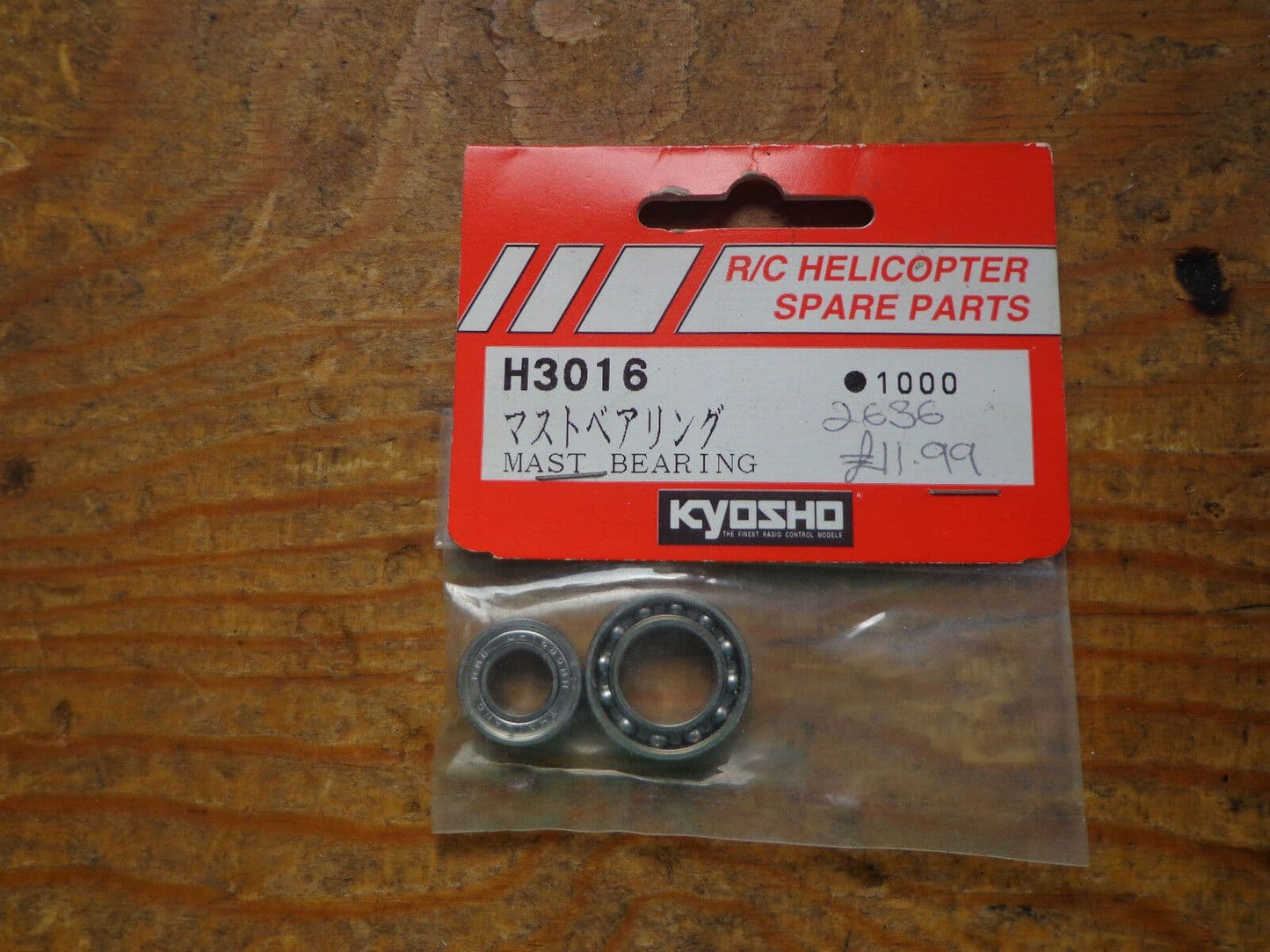 KYOSHO CONCEPT MAIN SHAFT BEARINGS H3016  BNIB