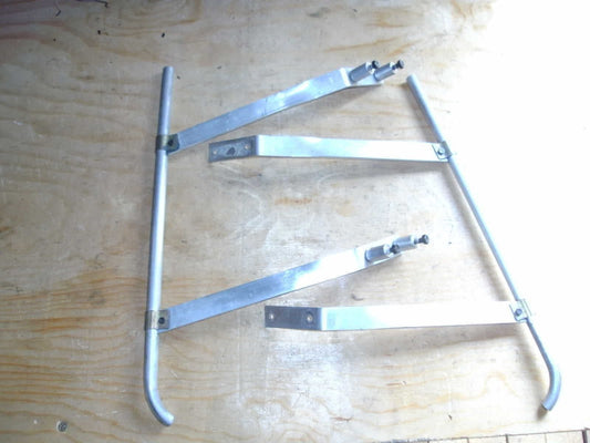 MFA SPORT 500 SILVER LANDING STRUTS AND SKIDS WITH SPACERS