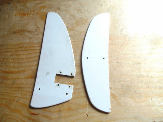 MFA SPORT 500 WHITE PAINTED TAIL FIN SET