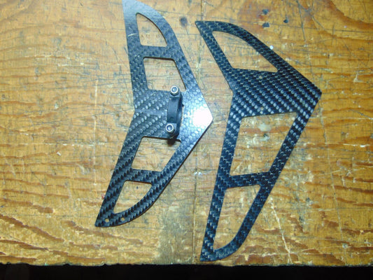 MIKADO LOGO 10 CARBON FIBRE TAIL FIN SET