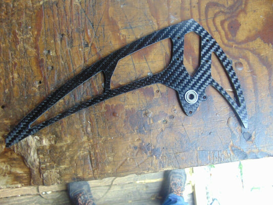 MIKADO LOGO 600 CARBON FIBRE TAIL FIN & TAIL ROTOR GEARBOX SIDE