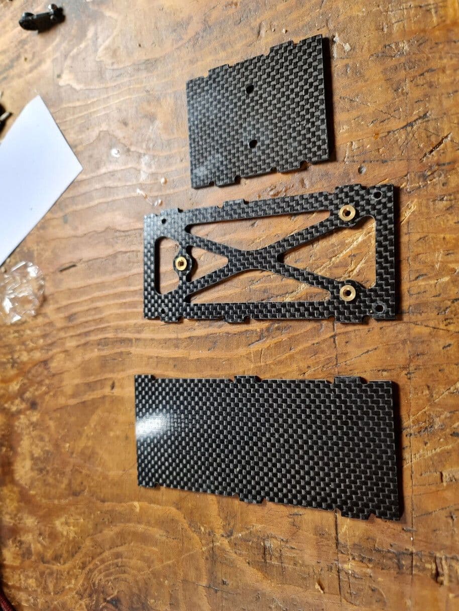 MIKADO LOGO 800 XXTREME RC/ESC MOUNTING FRAMES MIK4540