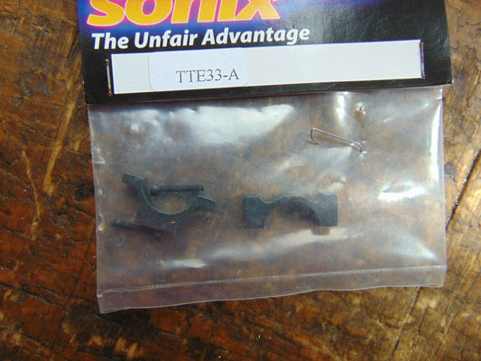 MINI TITAN E325 V2 SONIX CNC ALLOY TAIL FIN & BOOM SUPPORTS MOUNT TTE33-A  BNIB