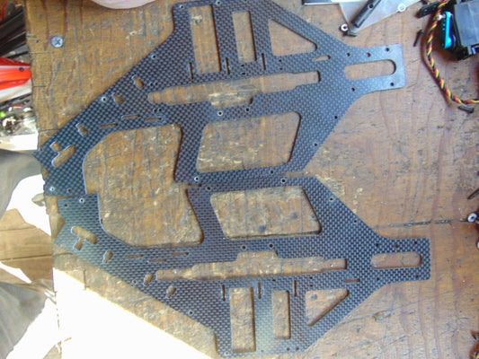 MSH PROTOS CARBON FIBRE MAIN FRAME SIDES
