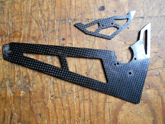 OUTRAGE FUSION 50 CARBON FIBRE TAIL FIN SET