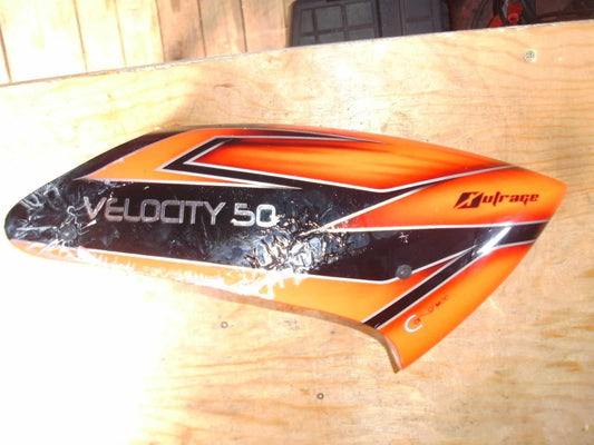 OUTRAGE VELOCITY 50 CANOPY PAINT PEELING SLIGHTLY