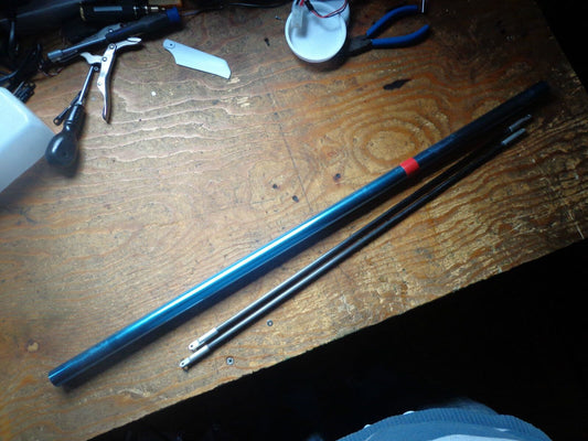 QUICK PRO 50  TAIL BOOM & CARBON FIBRE SUPPORTS  BELIEVED UNUSED