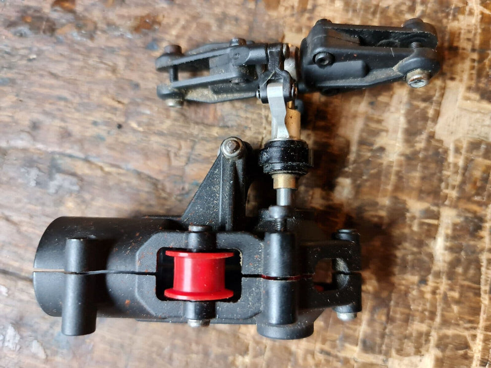 RAPTOR 30/50 TAIL ROTOR GEARBOX C/W ALLOY PITCH CONTROL YOKE – RCHeliTrader