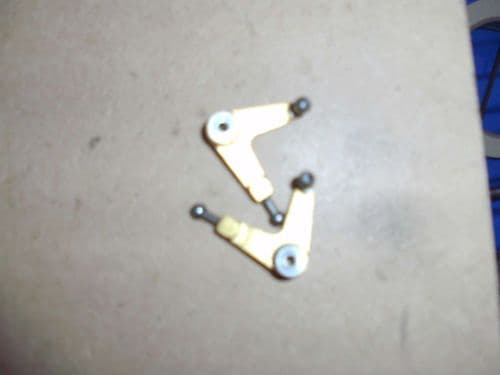 RAPTOR 30/50 V1/2 GOLD ALUMIINIUM AILERON CONTROL ARMS