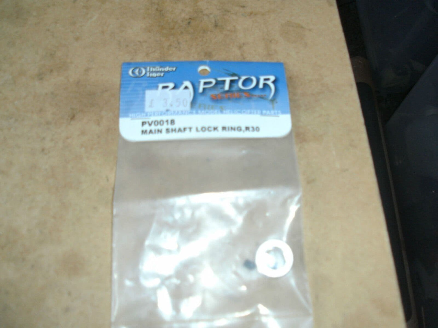 RAPTOR 30/50 V1/2 MAIN SHAFT LOCK RING  PV0018  BNIB