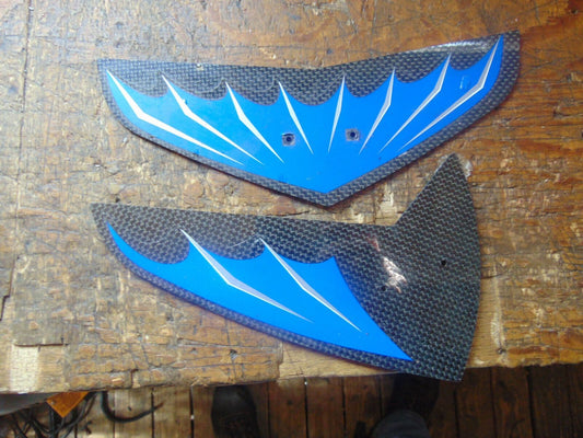 RAPTOR 60 / 90 CARBON FIBRE TAIL FIN SET (C)