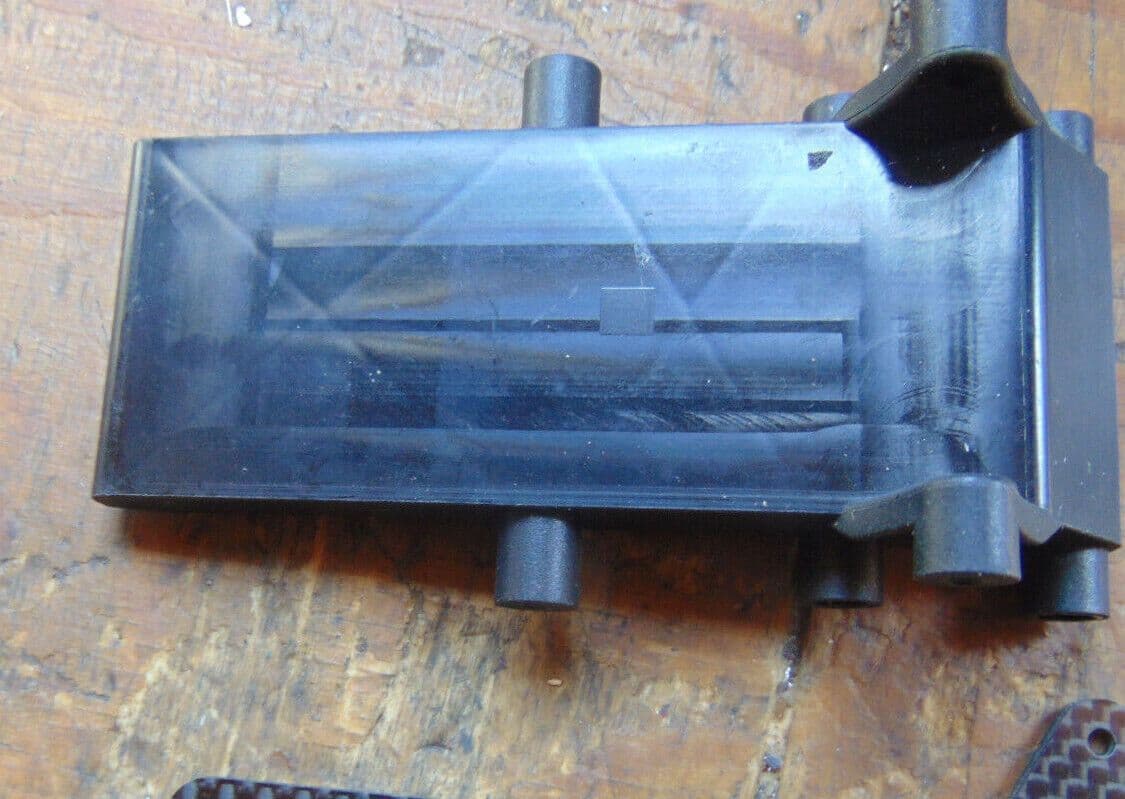 RAPTOR E700 RADIO & GYRO MOUNTING TRAYS